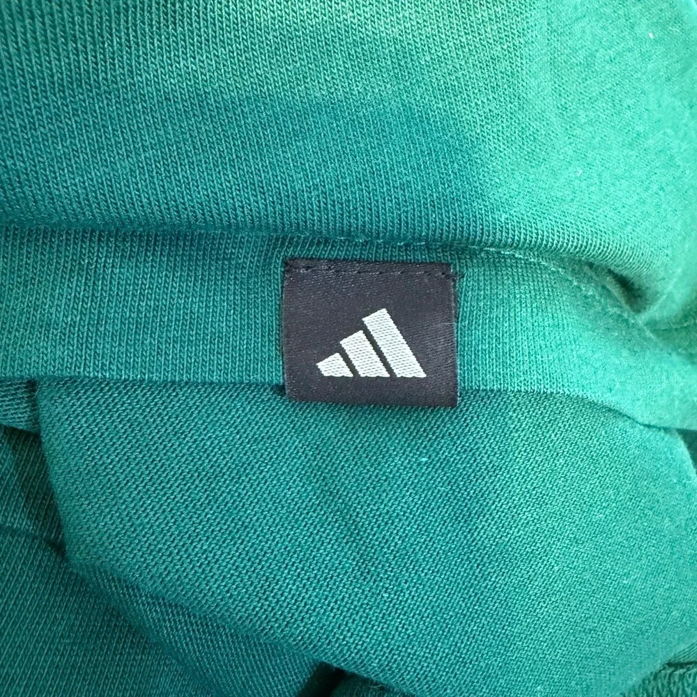 Adidas M T Fill‎ Tee Collegiate Green Geometric Graphic Retro Large 100% Cotton